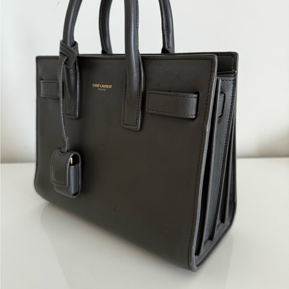 Authentic Saint Laurent Sac Du Jour nano in dark grey. - Picture 2 of 11